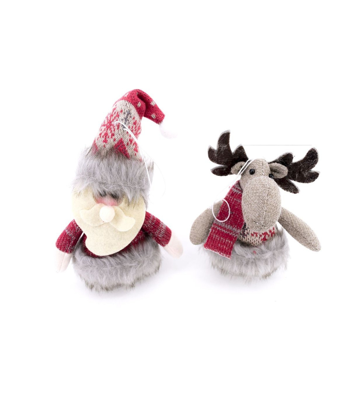 COLGANTE SANTA CLAUSUPER RENO 14cm  SURTIDO A ELEGIR 1