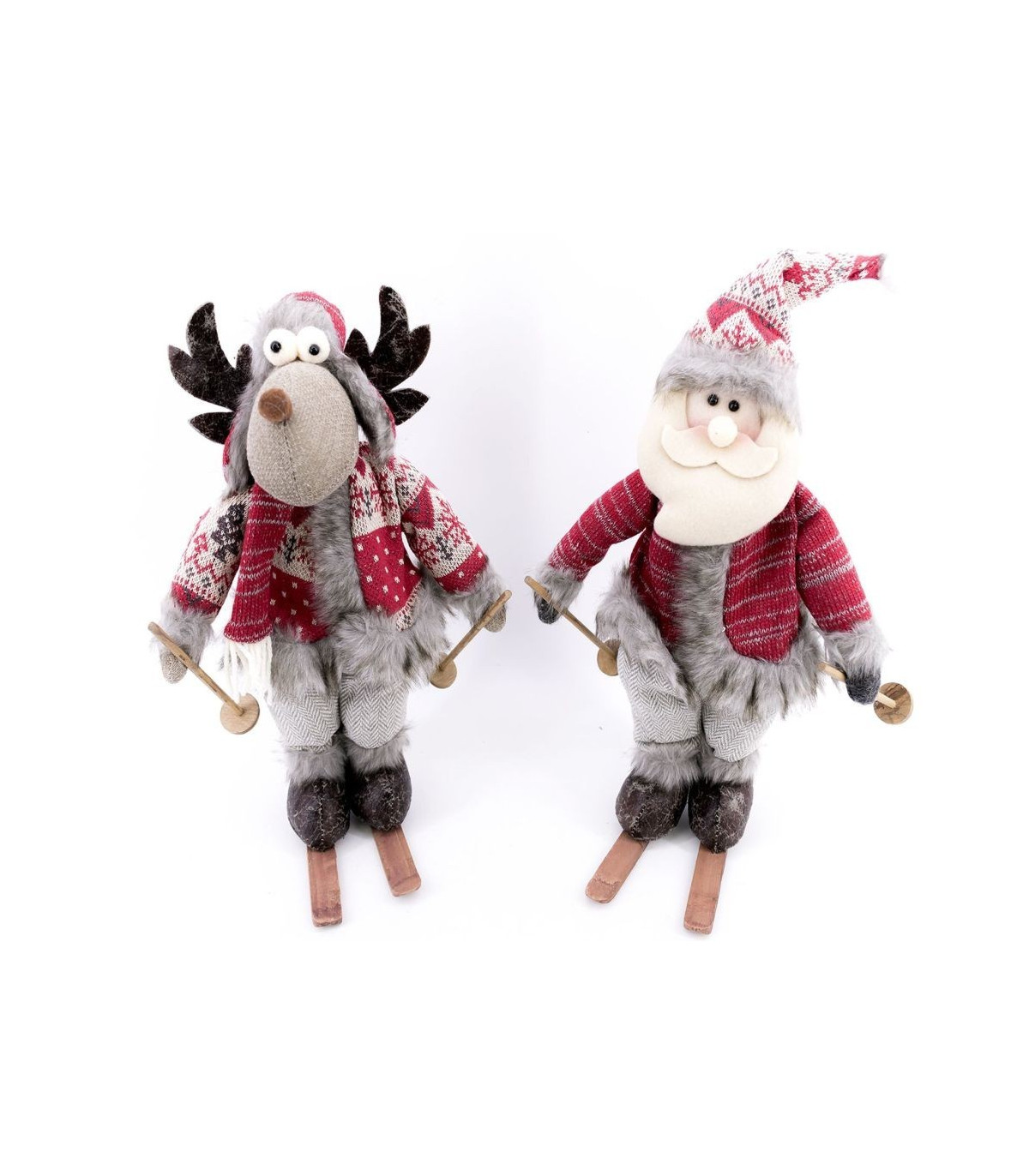 RENO / SANTA ESQUIADOR 36cm  SURTIDO A ELEGIR 1