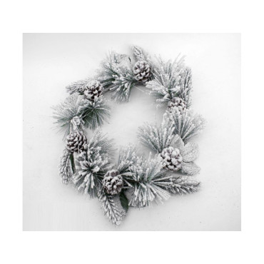CORONA DE NAVIDAD PIÑAS 24cm