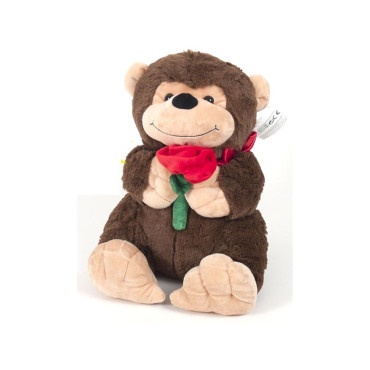 BAZAR   MONO PELUCHE ROSA 34cm MONO PELUCHE ROSA 34cm