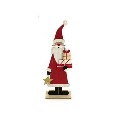 FIGURA SANTA DECORADO 32x12cm