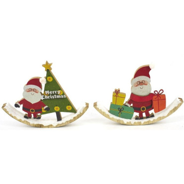 FIGURA SANTA DECORADO 22x2x15cm  SURTIDO A ELEGIR 1