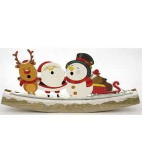 ESCENA FIGURAS NAVIDAD 29,5x2,5x13cm