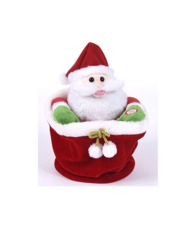 SANTA CLAUS CON SACO MOVIMIENTO 23cm