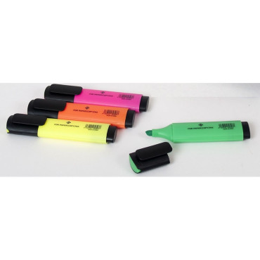 ROTULADOR FLUORESCENTE SUBRAYADORES 4 Unidades