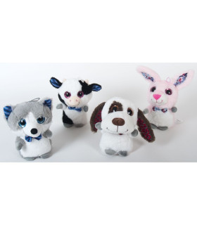 PELUCHE OJITOS 21x19x12cm  SURTIDO A ELEGIR 1