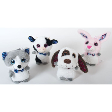 PELUCHE OJITOS 21x19x12cm  SURTIDO A ELEGIR 1
