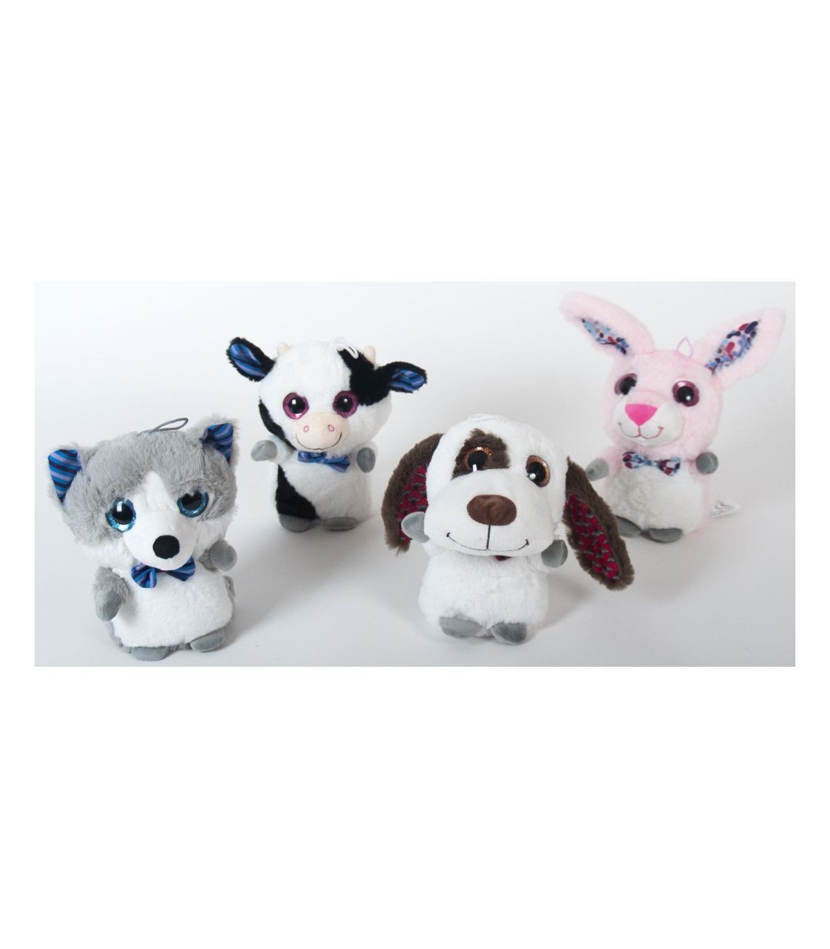 PELUCHE OJITOS 21x19x12cm  SURTIDO A ELEGIR 1