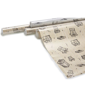 PAPEL REGALO ROLLO 2x0,7m REGALOS  SURTIDO A ELEGIR 1 (80)