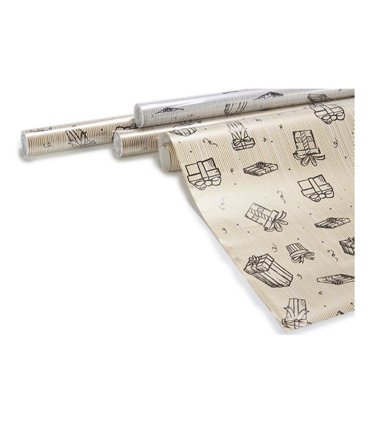 PAPEL REGALO ROLLO 2x0,7m REGALOS  SURTIDO A ELEGIR 1 (80)