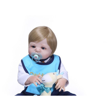 bebe reborn niño  completo silicona