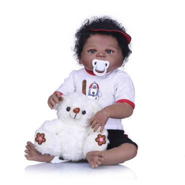 bebe reborn niño  completo silicona