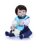 bebe reborn niño  completo silicona