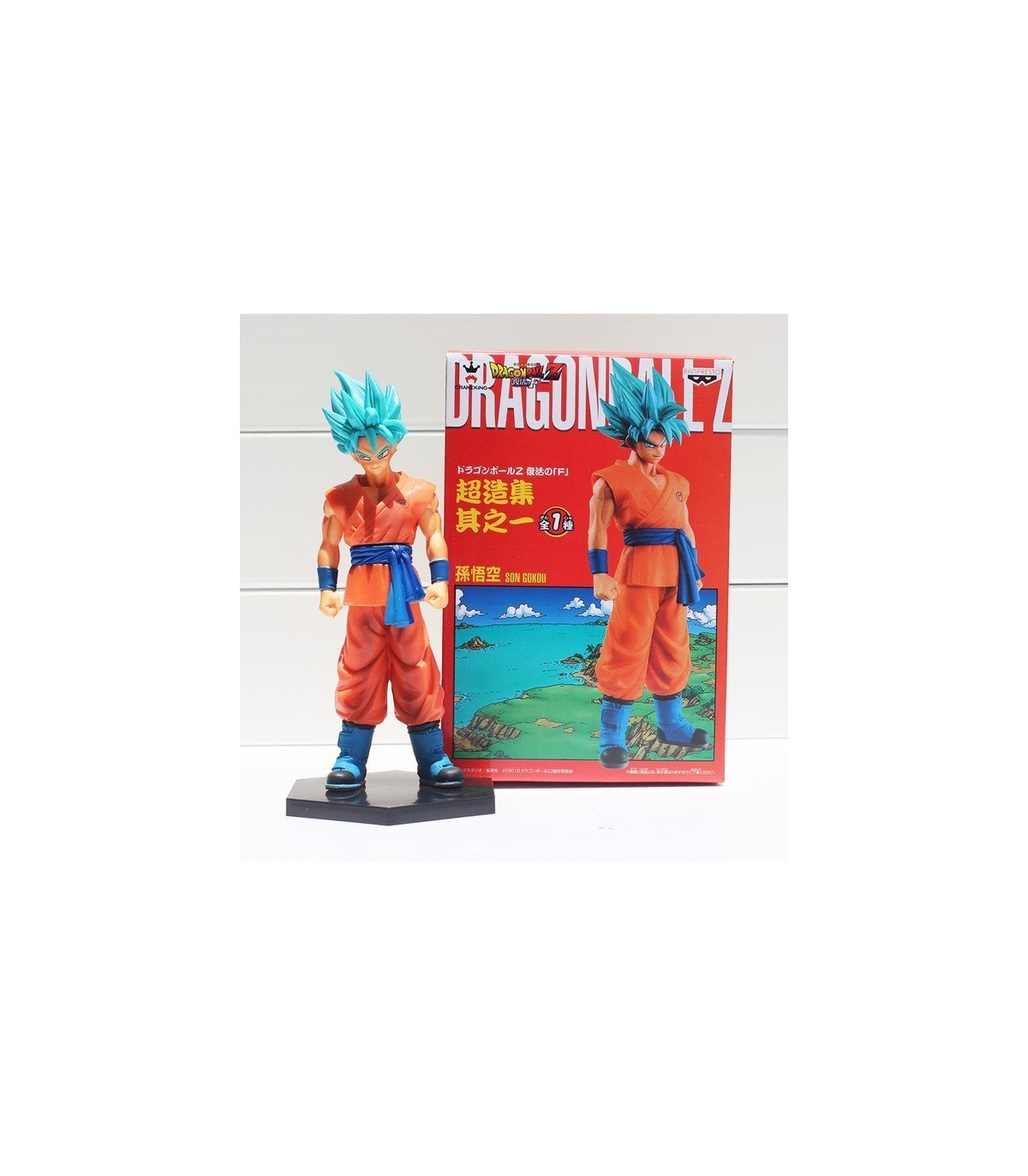 Compra ya tu 7 ''18 cm Dragon Ball Z Resurrección F Son Goku PVC Figura de  Acción de Goku Figuras de Colección Modelo Juguetes por solo 15,00 €